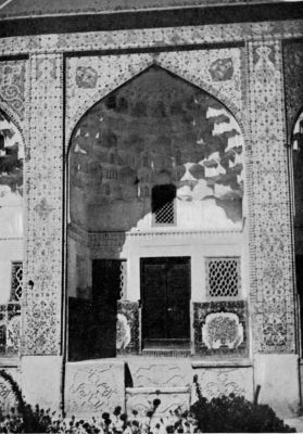 Handsome Doorway in the Madrassah, Isfahan.