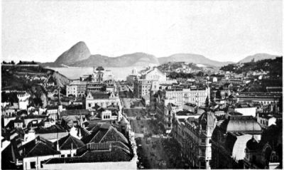 Rio de Janeiro, showing the beautiful Avenida Central.