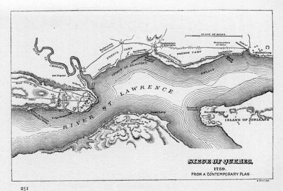 Siege of Quebec, 1759.