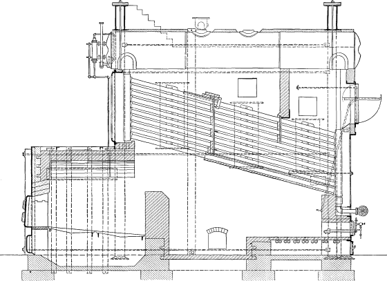 Boiler with Oil/Wood Furnace