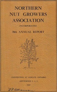 Northern Nut Growers Association Report of the Proceedings at the Thirty-Eighth Annual Meeting