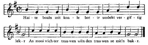 Muziekschrift.