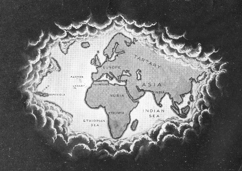 The world as known at the end of the fifteenth century after the discoveries of Columbus and his age