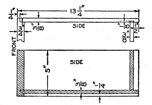 Construction of the Drawer