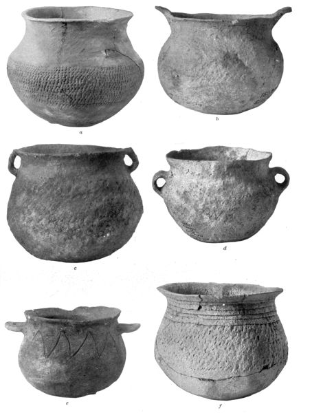 PL. CXIX— COILED AND INDENTED POTTERY FROM SIKYATKI