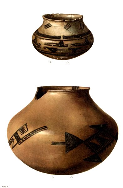 PL. CXLV— VASES WITH FIGURES OF BIRDS FROM SIKYATKI