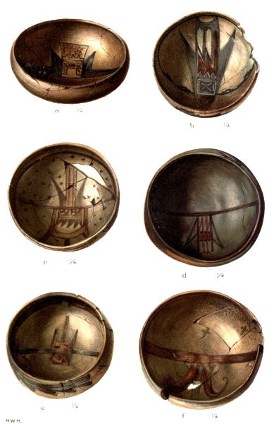 PL. CXXXIX— FOOD BOWLS WITH FIGURES OF BIRDS FROM SIKYATKI