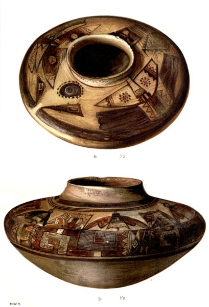 PL. CXXXV— VASES WITH FIGURES OF BUTTERFLIES FROM SIKYATKI