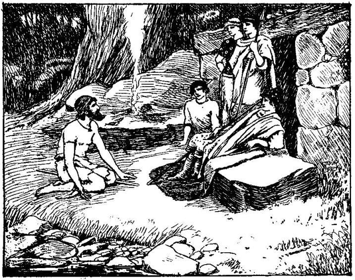 THE SWINEHERD TELLING HIS STORY TO ODYSSEUS