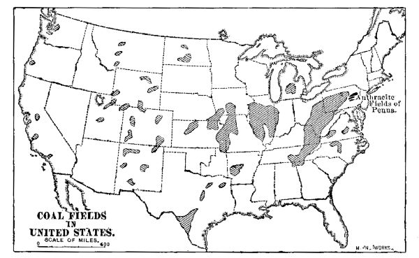 COAL FIELDS IN UNITED STATES