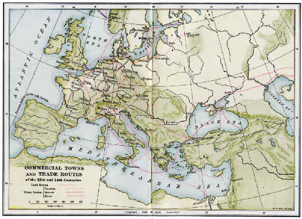 LINES OF TRADE AND MEDIAEVAL TOWNS