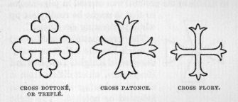 Cross Bottoné, or treflé.  Cross Patonce.  Cross flory.