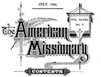 The American Missionary — Volume 48, No. 07, July, 1894