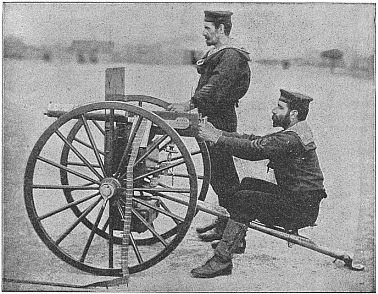 Types of Arms—The Maxim Gun. Photo by Gregory, London