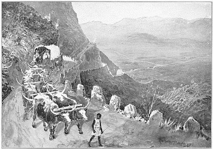 STORMBERG PASS—THE SCENE OF GENERAL GATACRE'S OPERATIONS. Drawing by J. C. S. Wright.