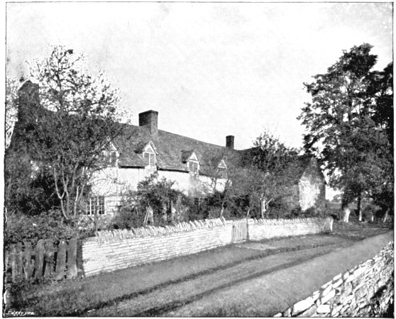 OLD HOUSE AT WILMECOTE, BY SOME SUPPOSED TO BE ROBERT ARDEN'S