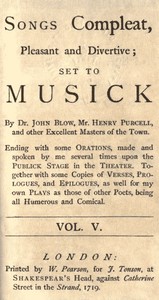 Wit and Mirth: or Pills to Purge Melancholy, Vol. 5 of 6