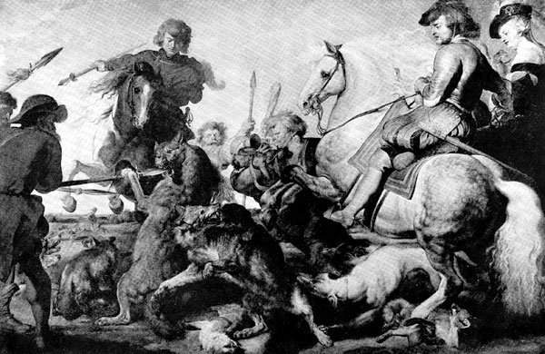 Fig. 14. Wolf and Fox Hunt. Rubens. Courtesy of the Metropolitan Museum of Art, New York City