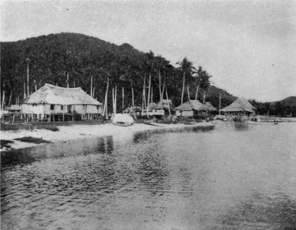 VILLAGE OF TAY TAY FROM THE HARBOR.