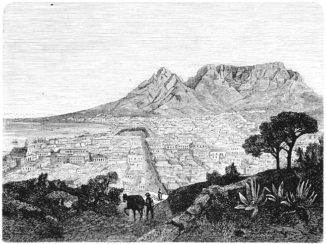 Kaapstad en Tafelberg.