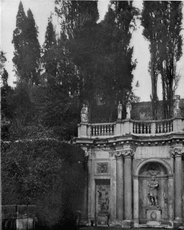 Garden of the Colonna Palace, Rome  With permission of Mr. Charles A. Platt