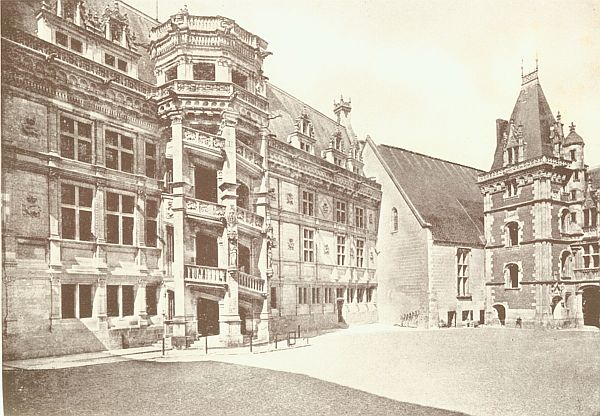 Court of Blois with Staircase of Francis I