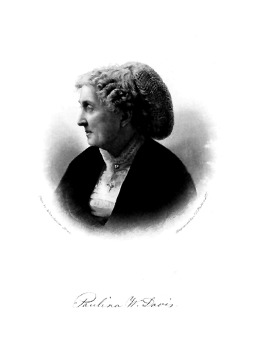 Paulina Wright Davis (with autograph).