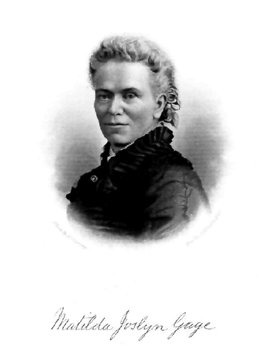 Matilda Joslyn Gage (with autograph).