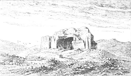 Fig. 52.—The Palace at Firouz-Abad; from Flandin and Coste.