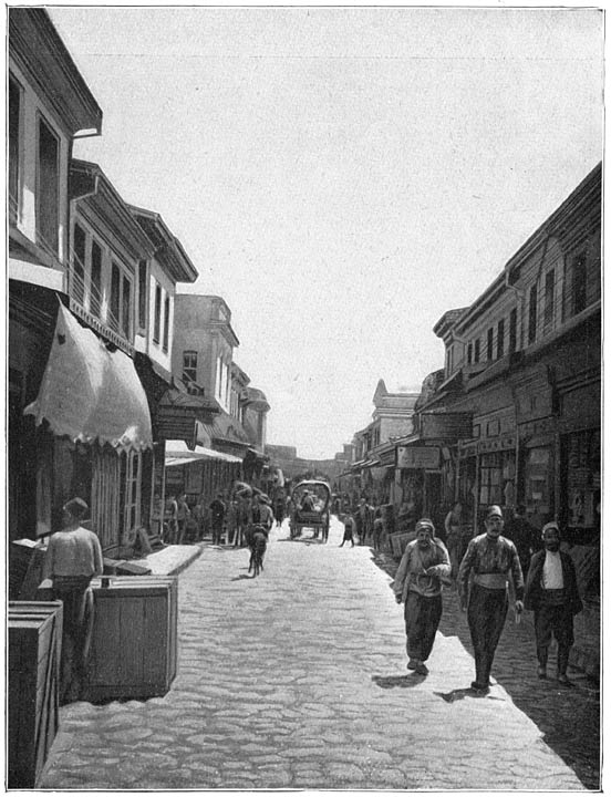 Een straat in Stamboel.