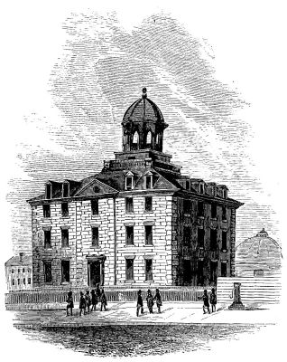 JAIL IN CITY HALL PARK.—[From Miss Mary L. Booth's "History of the City of New York."]