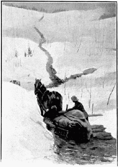 LE SENTIER DES CHEVAUX MORTS. DESSIN D'A. PARIS, D'APRÈS LA PHOTOGRAPHIE DE M. GOLDSCHMIDT.