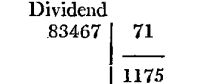 division notation using Italian method