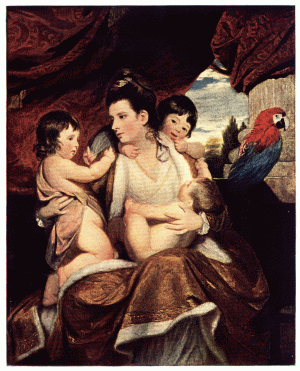 PLATE XXXIX.—SIR JOSHUA REYNOLDS  LADY COCKBURN AND HER CHILDREN  National Gallery, London