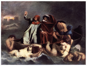 PLATE XLV.—EUGÈNE DELACROIX  DANTE AND VIRGIL  Louvre, Paris