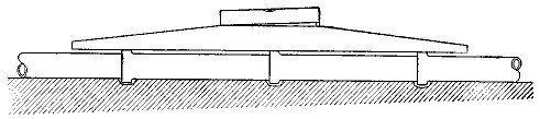 Fig. 60.—Leveling the drain.