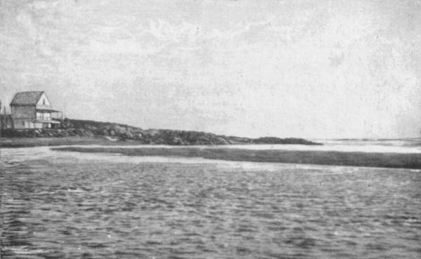 MOUTH OF HAMPTON RIVER Scene of "The Wreck of Rivermouth"