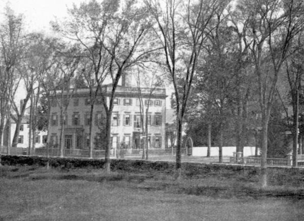 THE CARTLAND HOUSE, NEWBURYPORT Where Whittier spent the last winter of his life. A century ago the residence of the father of Harriet Livermore.