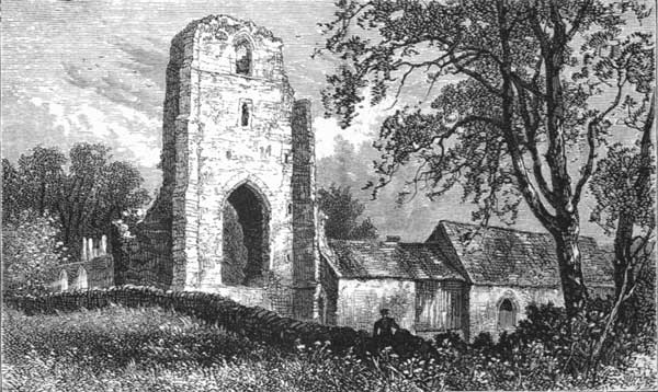 RUINS OF ULVERSCROFT PRIORY.