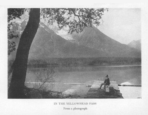 In the Yellowhead Pass.  From a photograph.