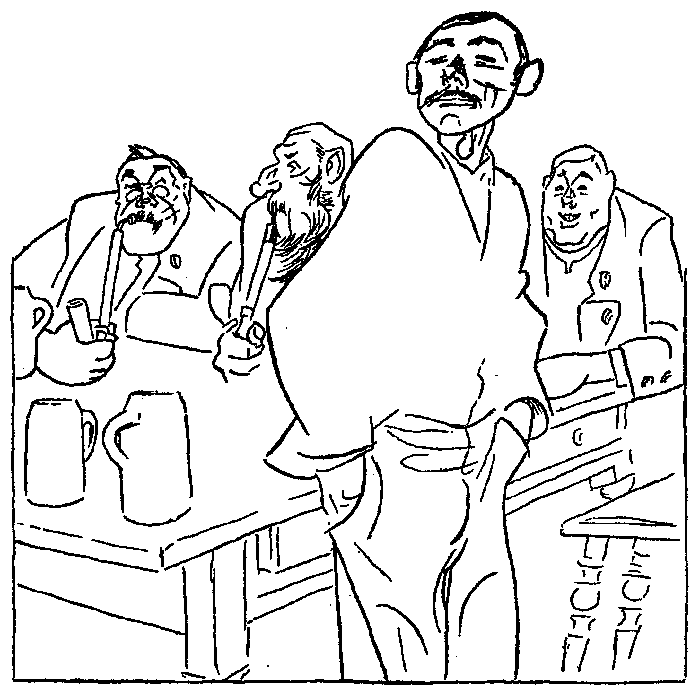 Thoma mit Taschner, Peter Thoma und Schauspieler Deng