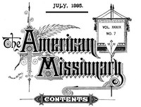 The American Missionary — Volume 39, No. 07, July, 1885