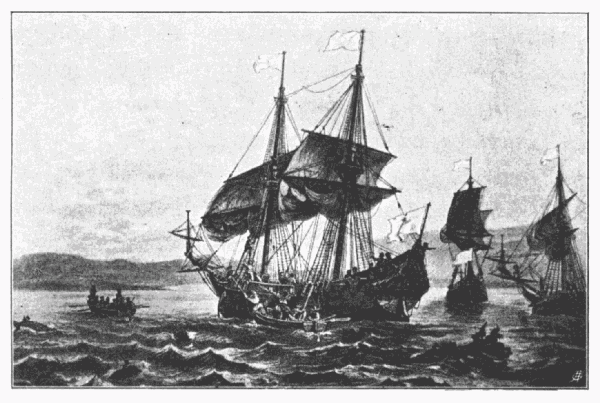 Arrival of Jacques Cartier 1535