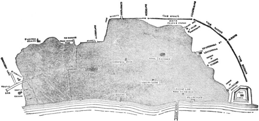 London at the Time of the Great Fire