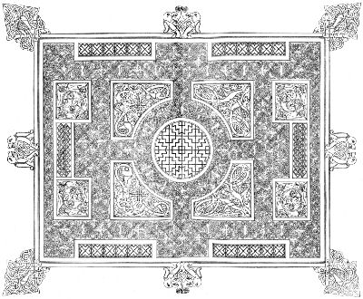 A complex knotwork design