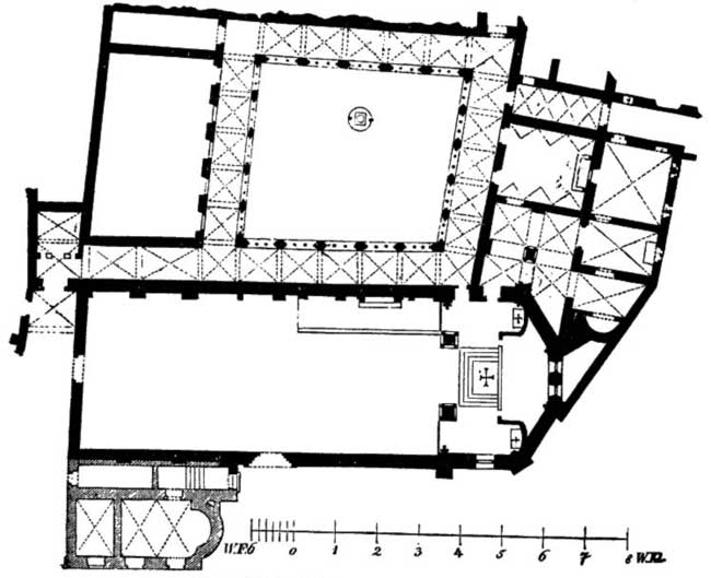 PLAN OF THE DOMINICAN CONVENT, RAGUSA 