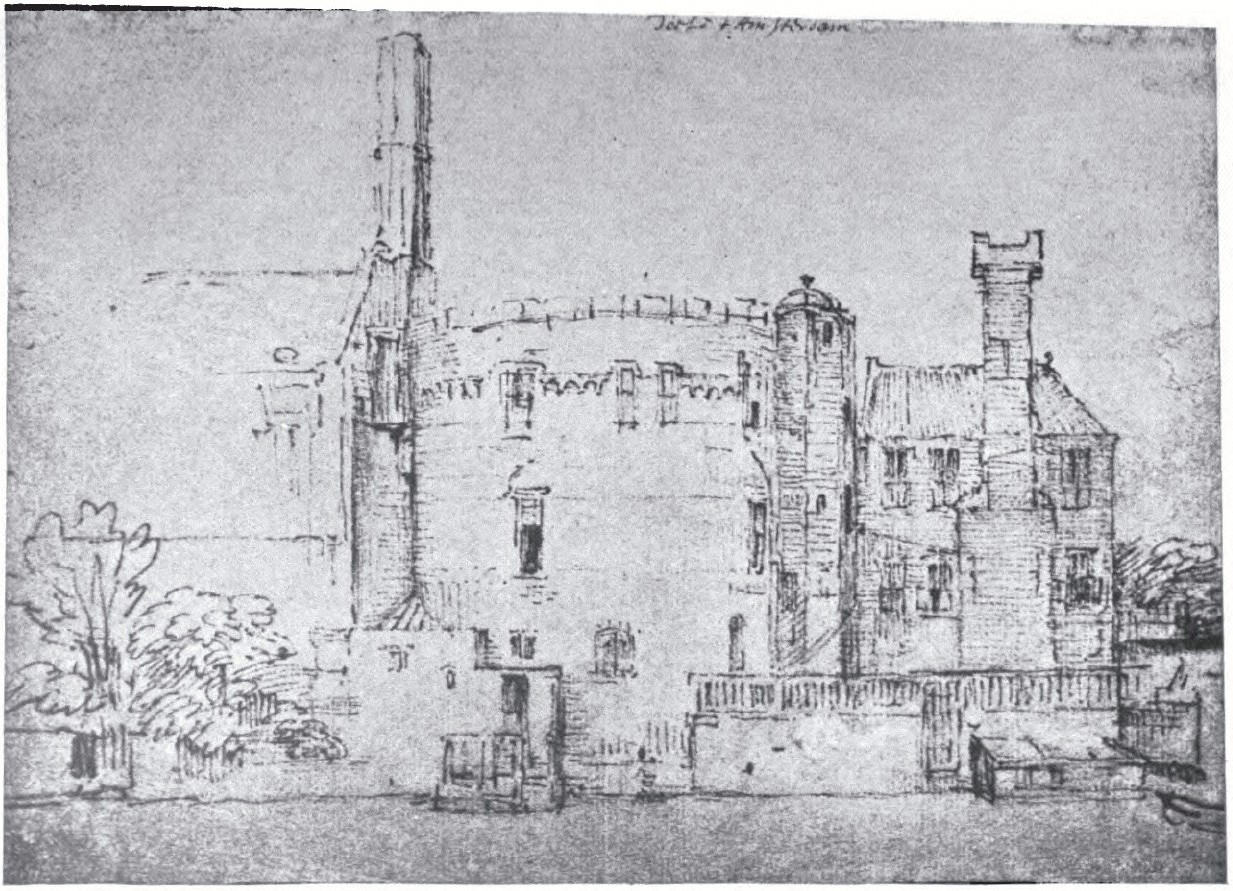 Plate 12. The Tower called “Swyght-Utrecht”, and the “Doelen” in Amsterdam