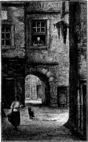 RIDDLE'S CLOSE, WHERE HUME COMMENCED HIS "HISTORY OF ENGLAND."
