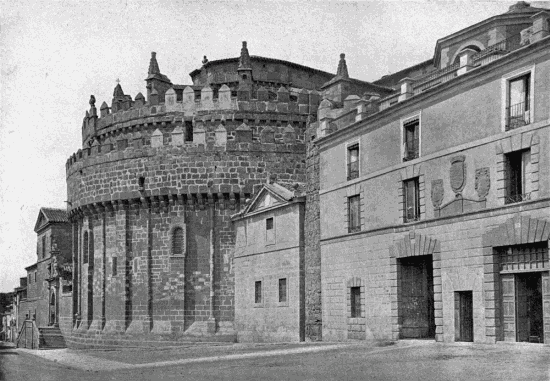 CATHEDRAL OF AVILA Exterior of the apse turret