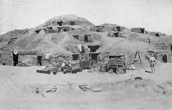 Y.M.C.A. IN THE FRONT-LINE DUG-OUTS ON THE PALESTINE FRONT